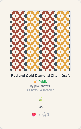 Weaving draft 1