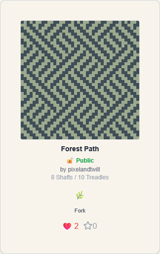 Weaving draft 2
